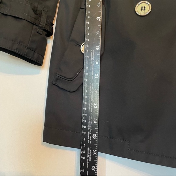 Coach Black Double-Breasted Trench Coat over $400 retail NWOT - Picture 10 of 10